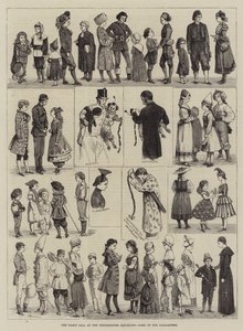 The Fancy Ball at the Westminster Aquarium, Some of the Characters by Alfred Chantrey Corbould